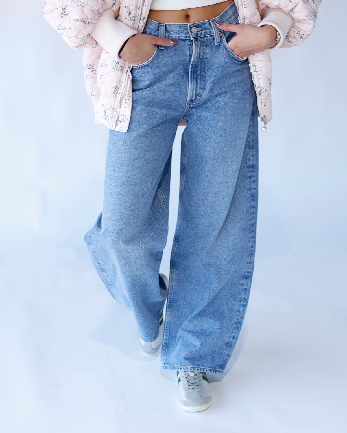 AGOLDE LOW CURVE JEAN IN FAIRWAY