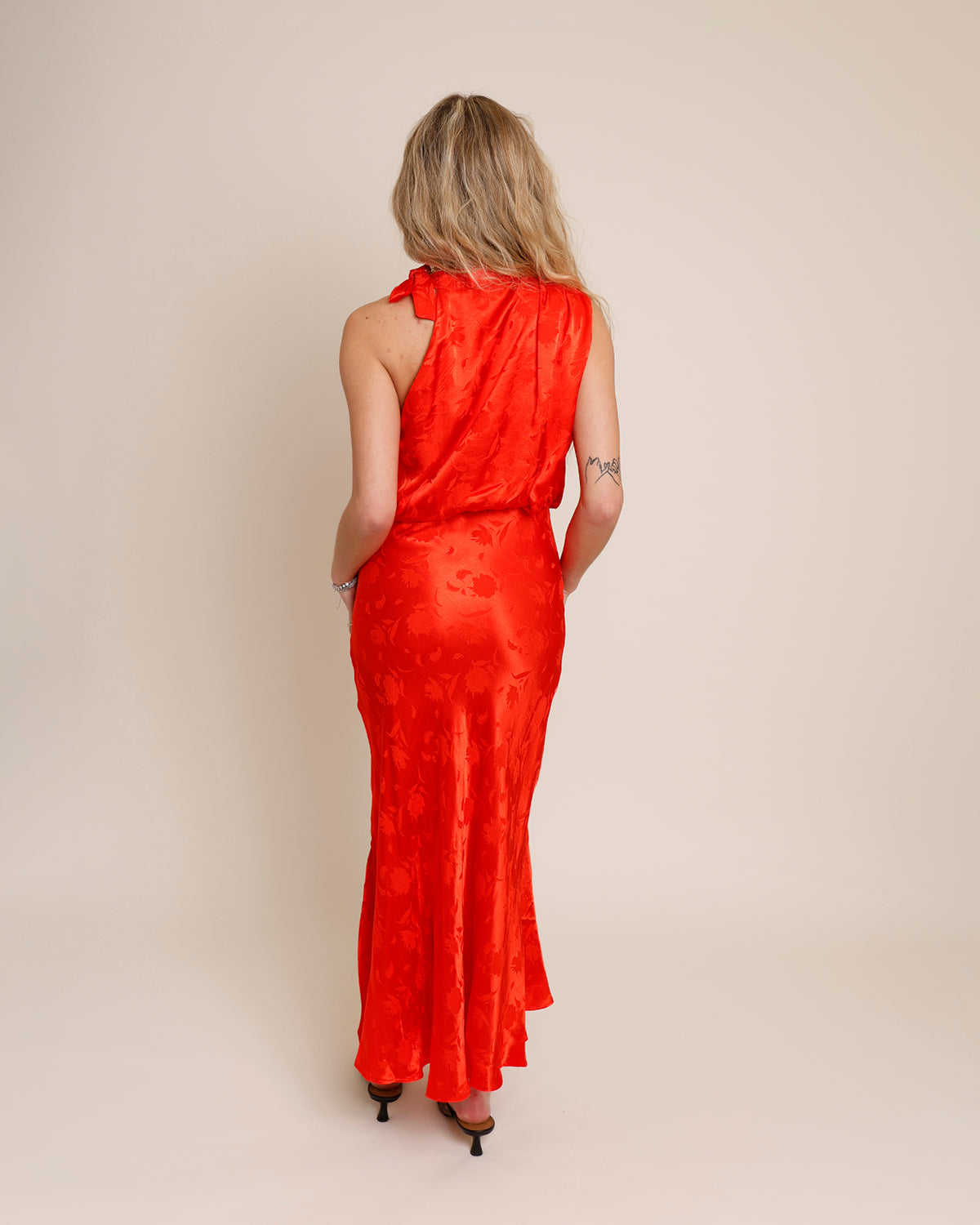 FRNCH ROLLING IN THE DEEP MIDI DRESS