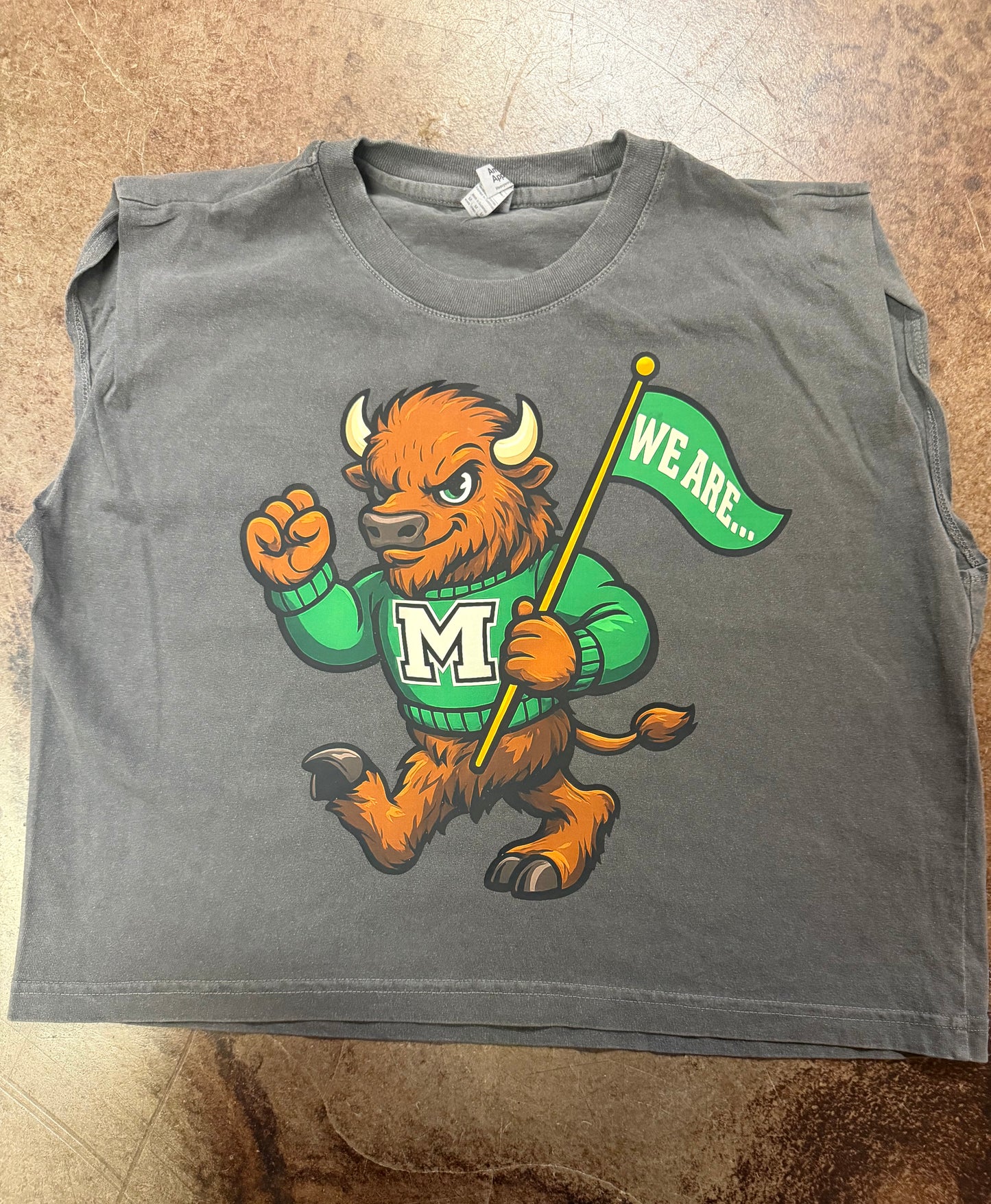 MASCOT VINTAGE BLACK MUSCLE TEE