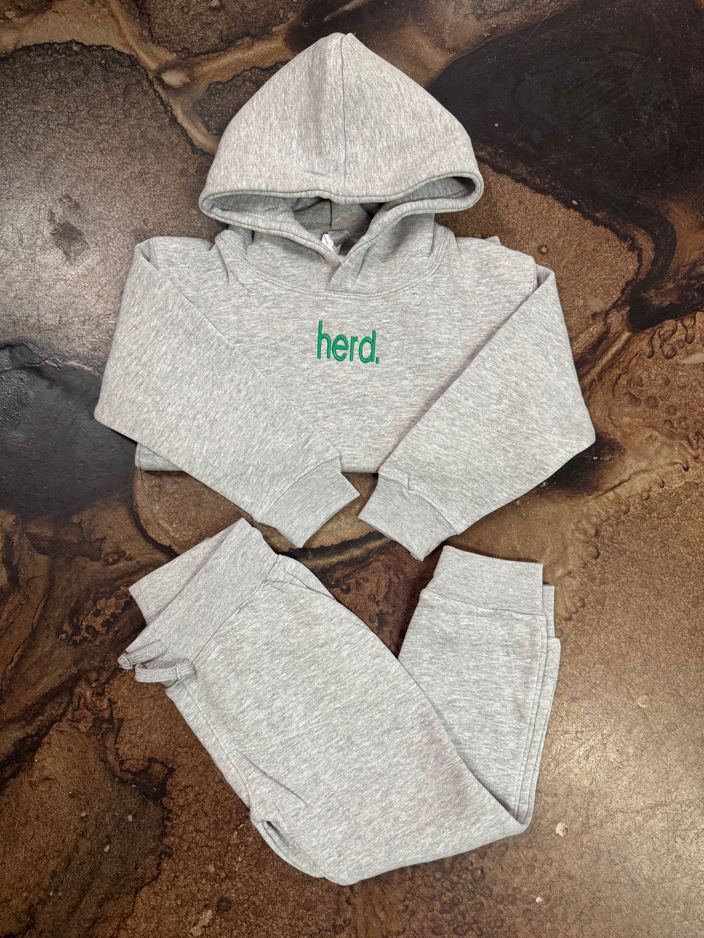 KIDS HERD JOGGER SET X GREY