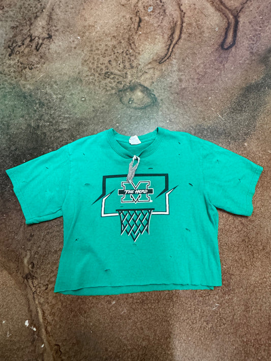 BLEACHER BABE X HOOPS TEE