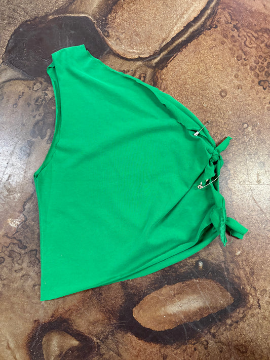 BLEACHER BABE X MU BABE ASYMMETRICAL TOP