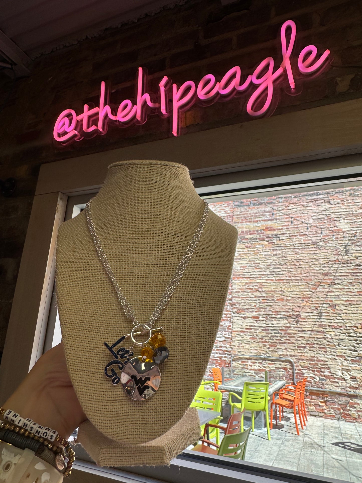 WEST VIRGINIA CONVERTIBLE CLUSTER NECKLACE