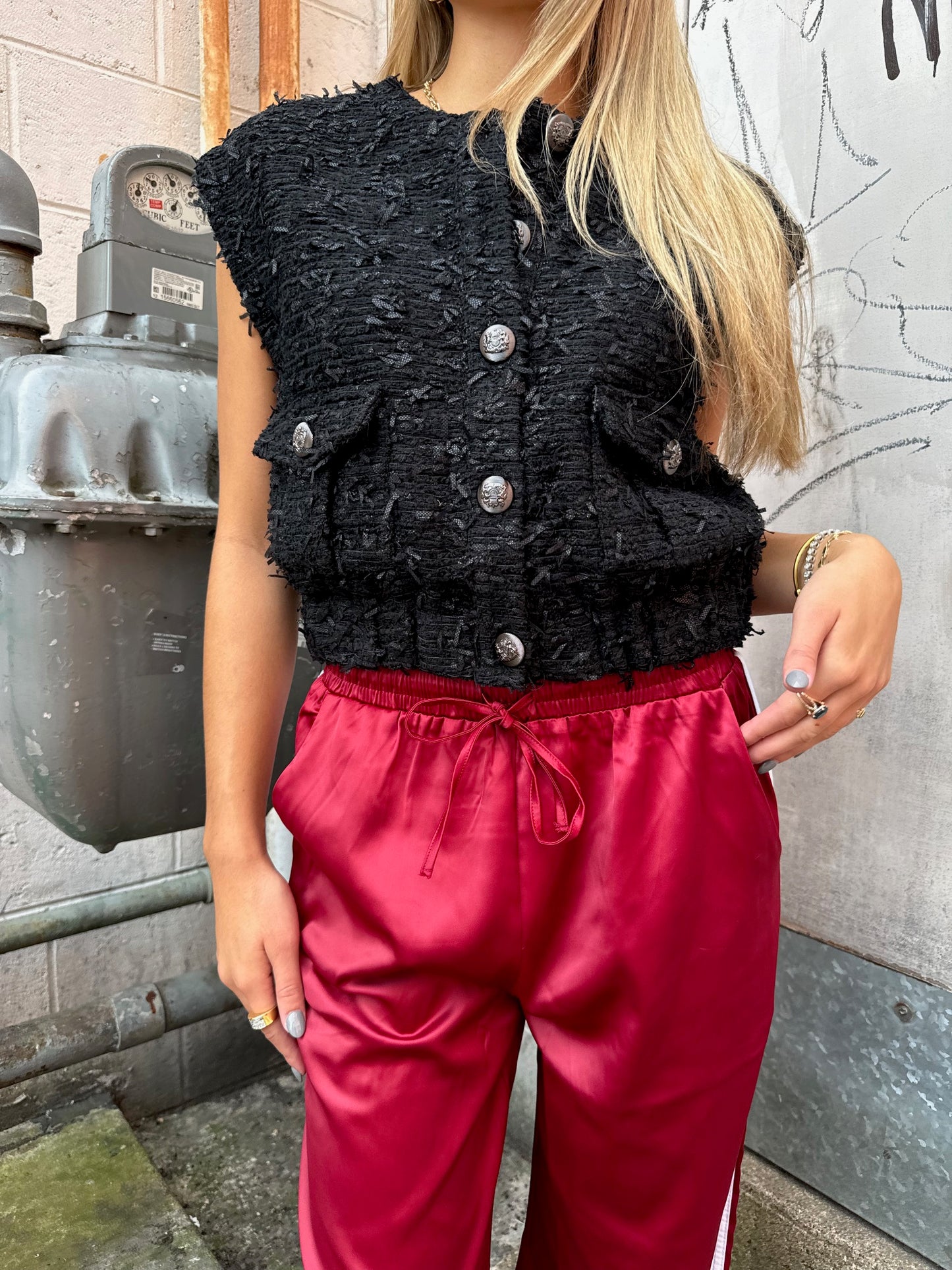 COLT TRACK PANTS IN WINE