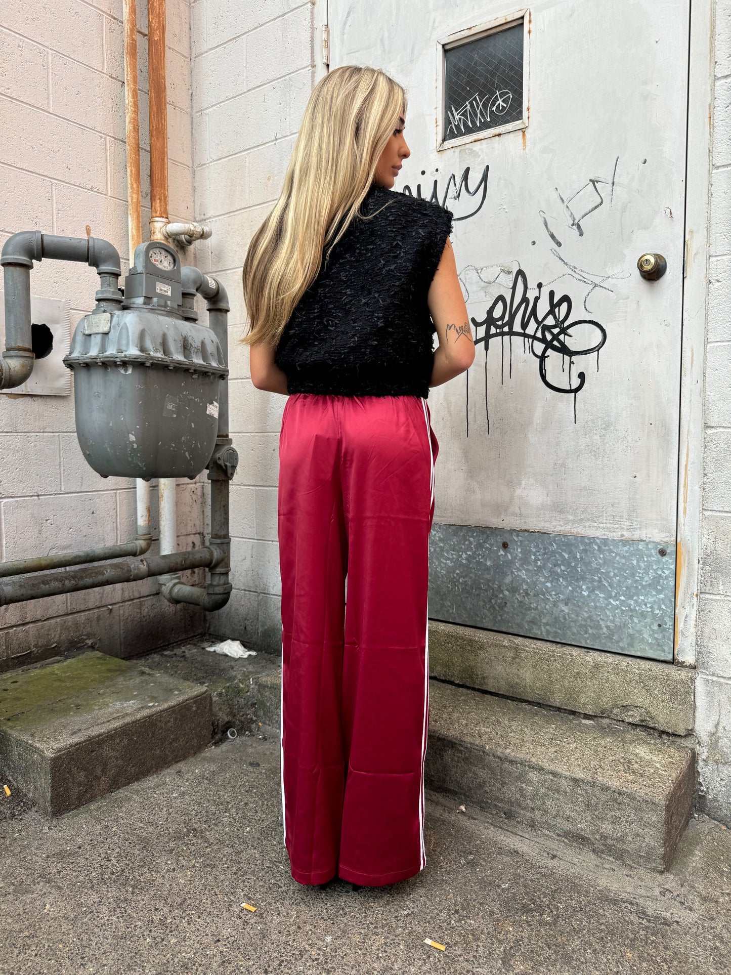 COLT TRACK PANTS IN WINE