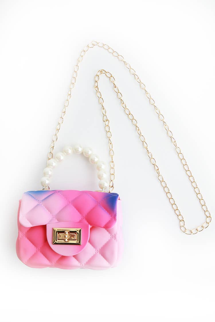 HOT PINK JELLY PURSE