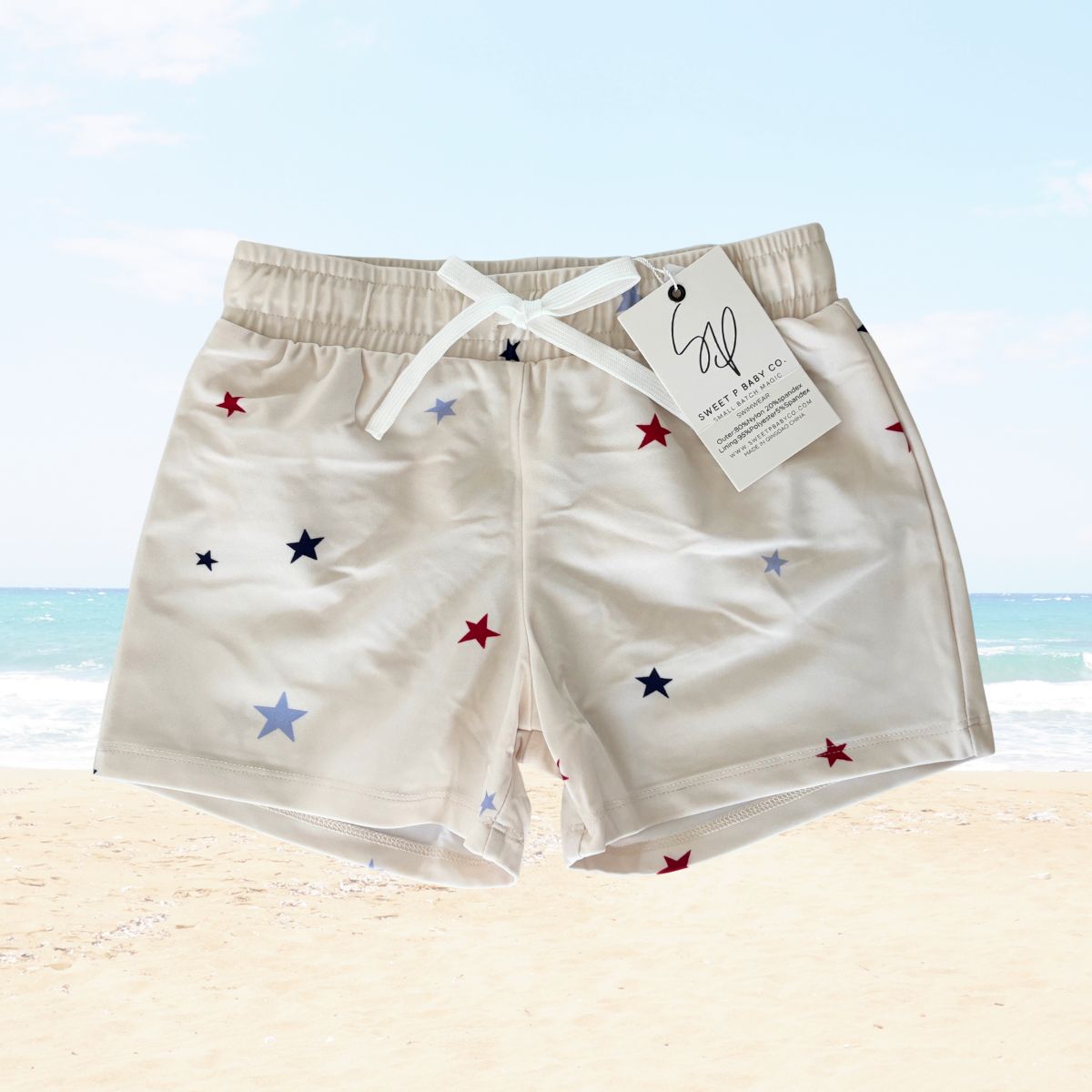 STAR SPANGLED SWIM TRUNKS