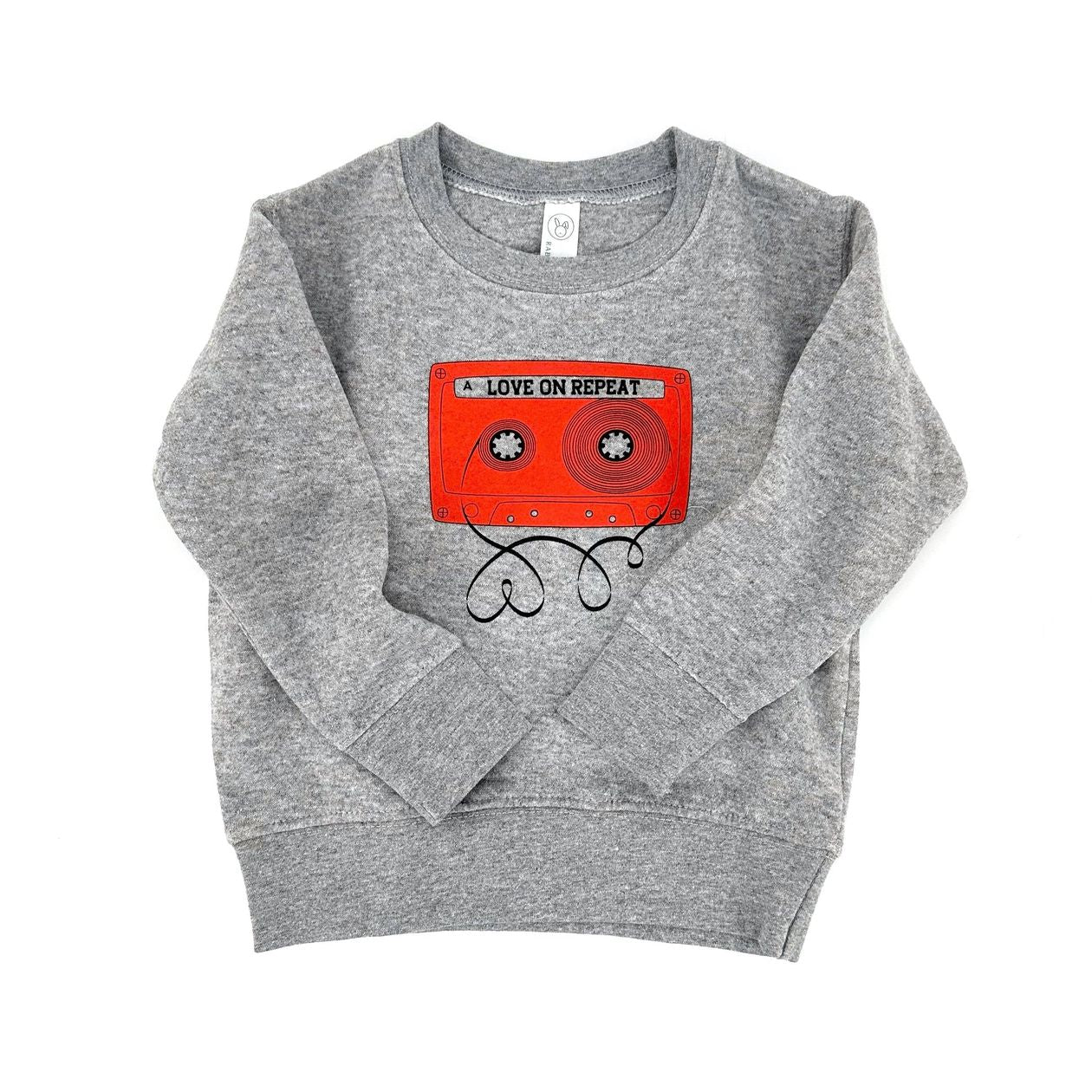 kids valentines day graphic sweatshirt