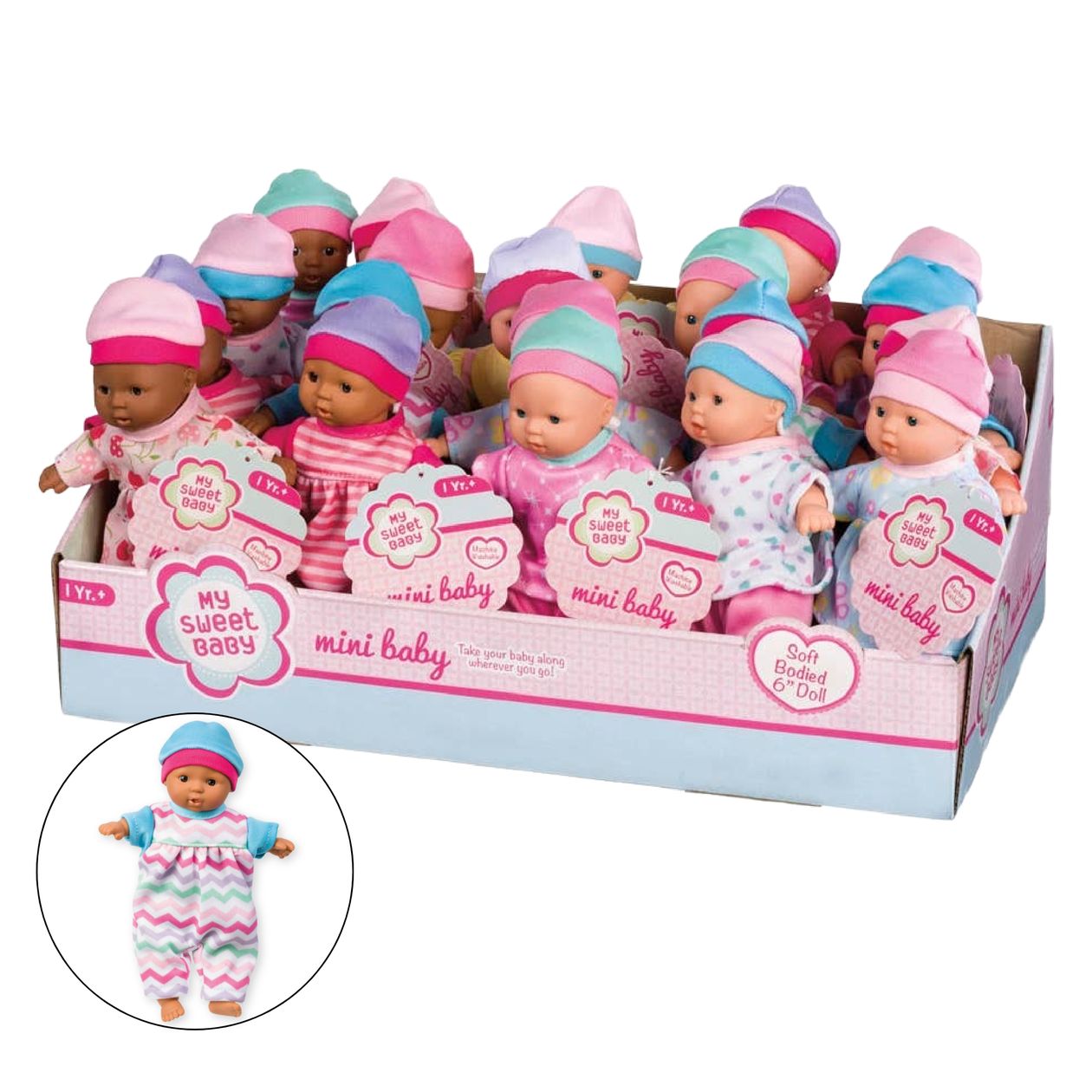 MY SWEET BABY 6" MINI BABY DOLLS