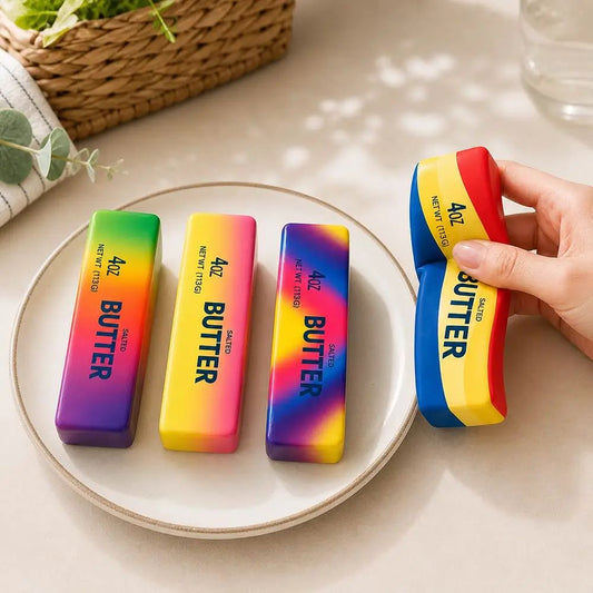 RAINBOW BUTTER BAR SQUISHY