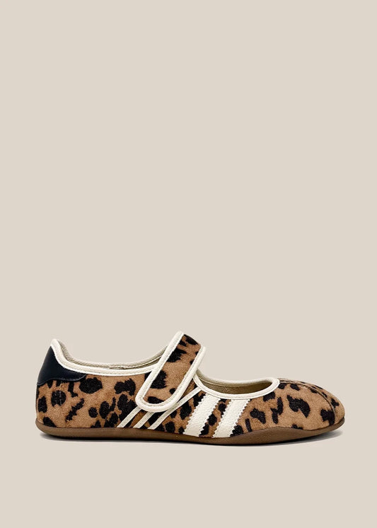 SCOUT LEOPARD MARY JANE FLATS