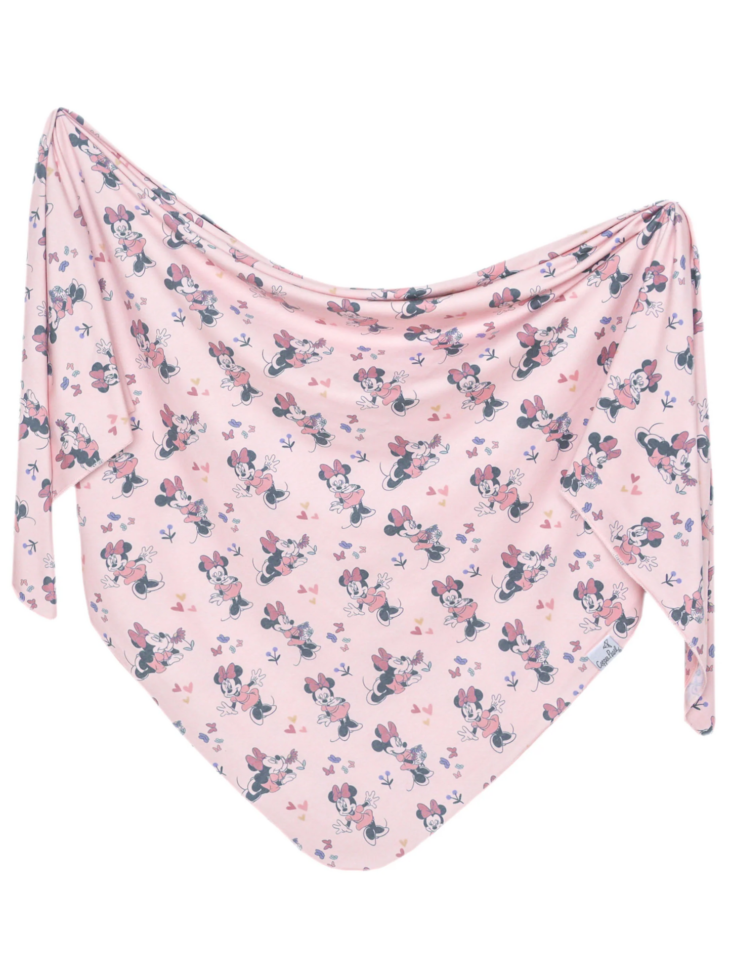 COPPER PEARL SWADDLE BLANKET IN MINNIE MOUSE