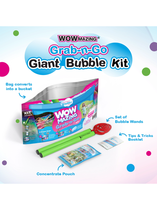 wowmazing Grab-n-Go Giant Bubble Kit