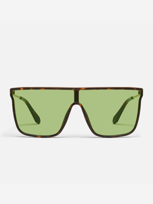 QUAY NIGHTFALL REMIXED SUNNIES X TORTOISE PISTACHIO