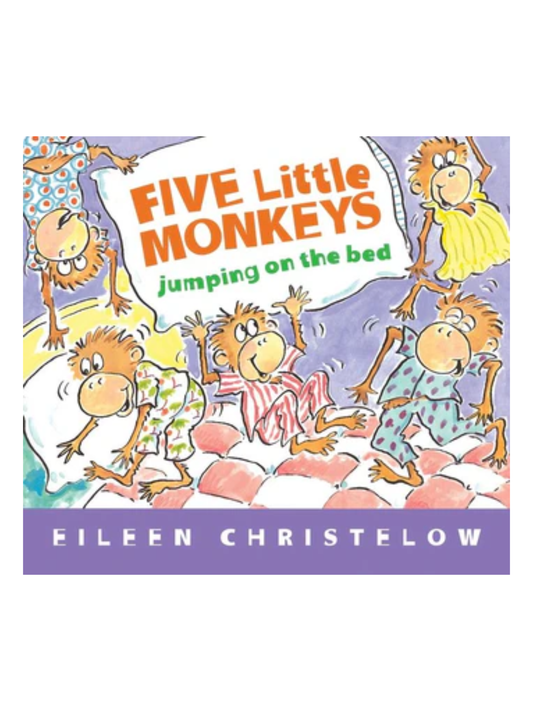 five little monkeys jumping on the bed kids book children's books