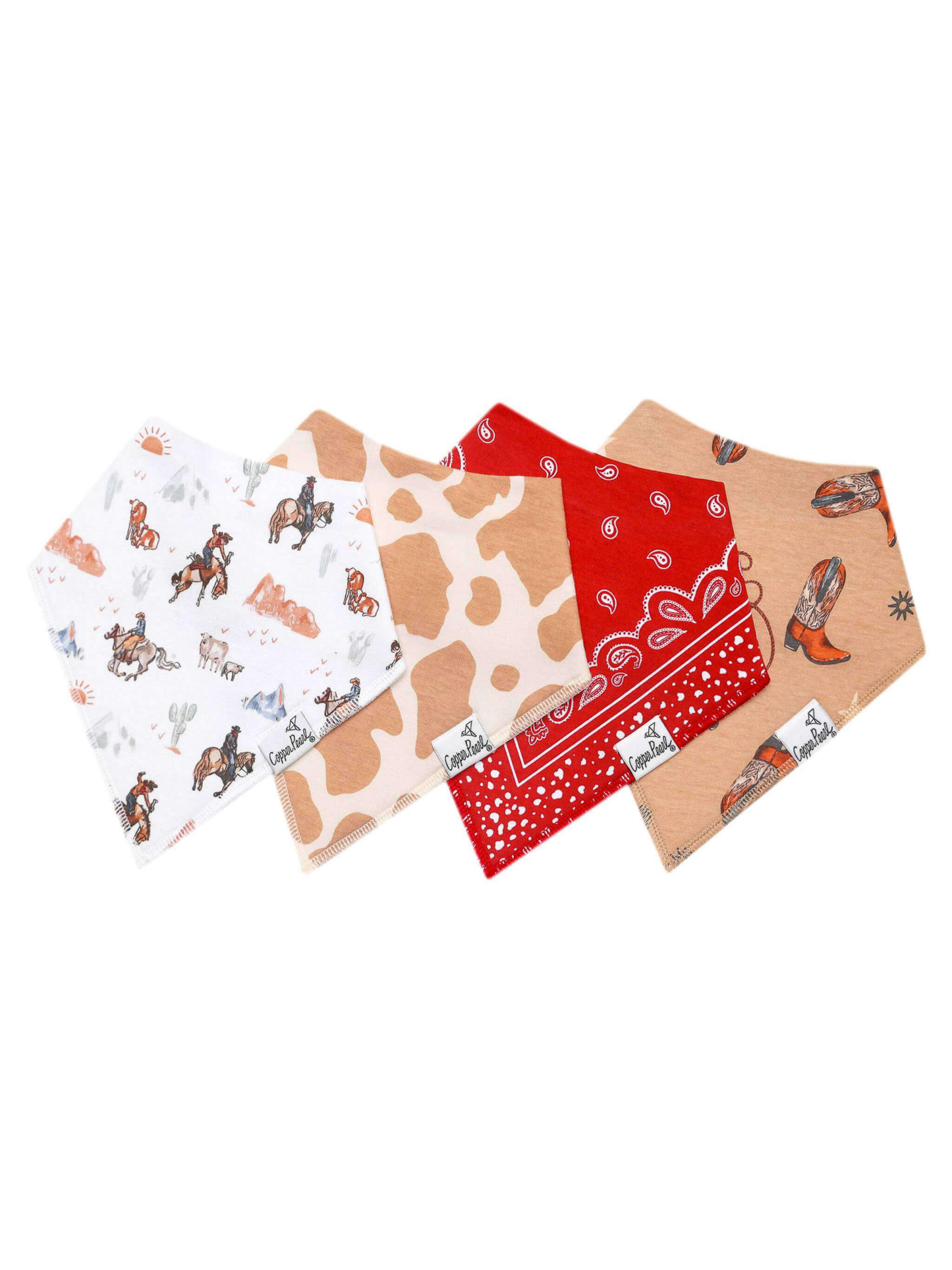 COPPER PEARL BANDANA BIBS IN BOONE