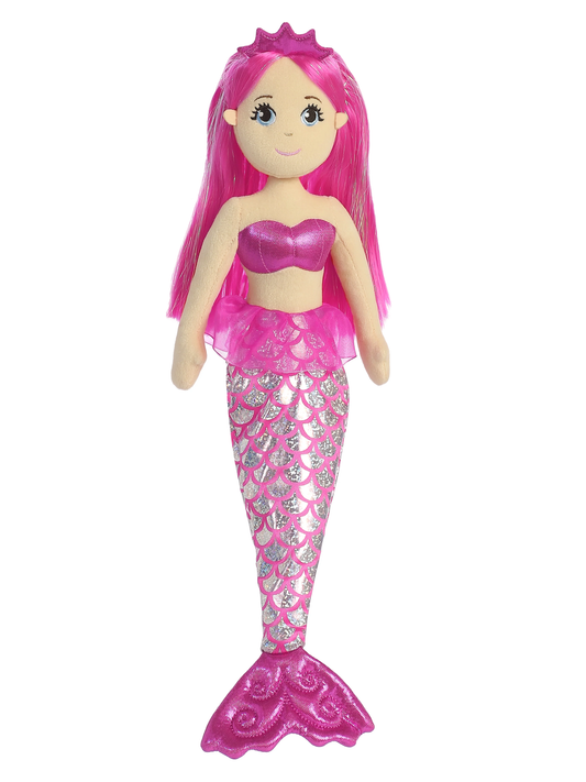 SEA SPARKLES™ GARNET MERMAID PLUSH