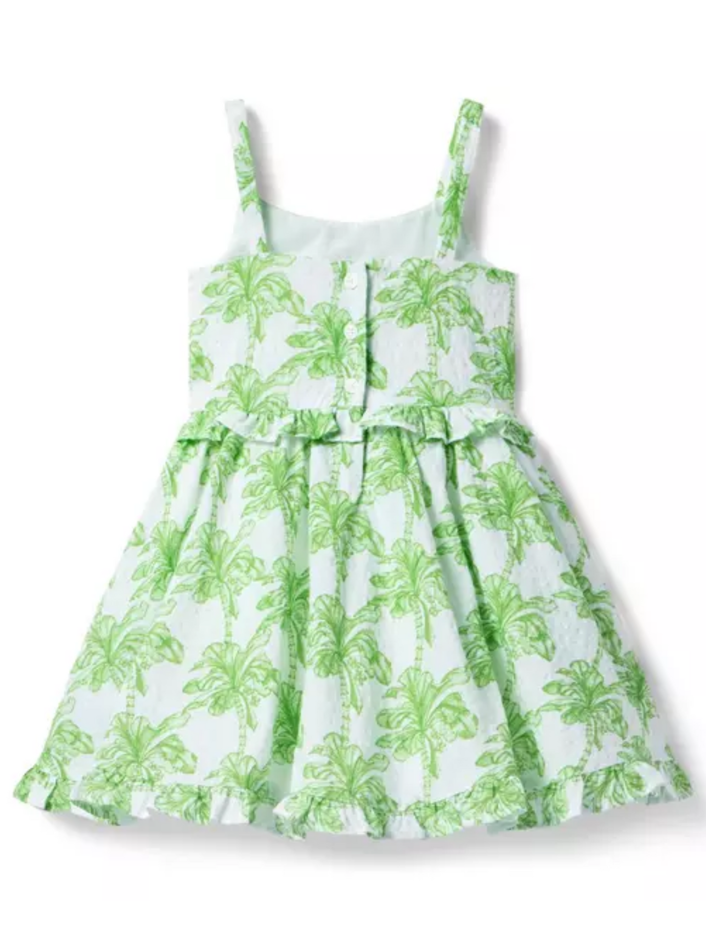 PALM TREE RUFFLE DRESS