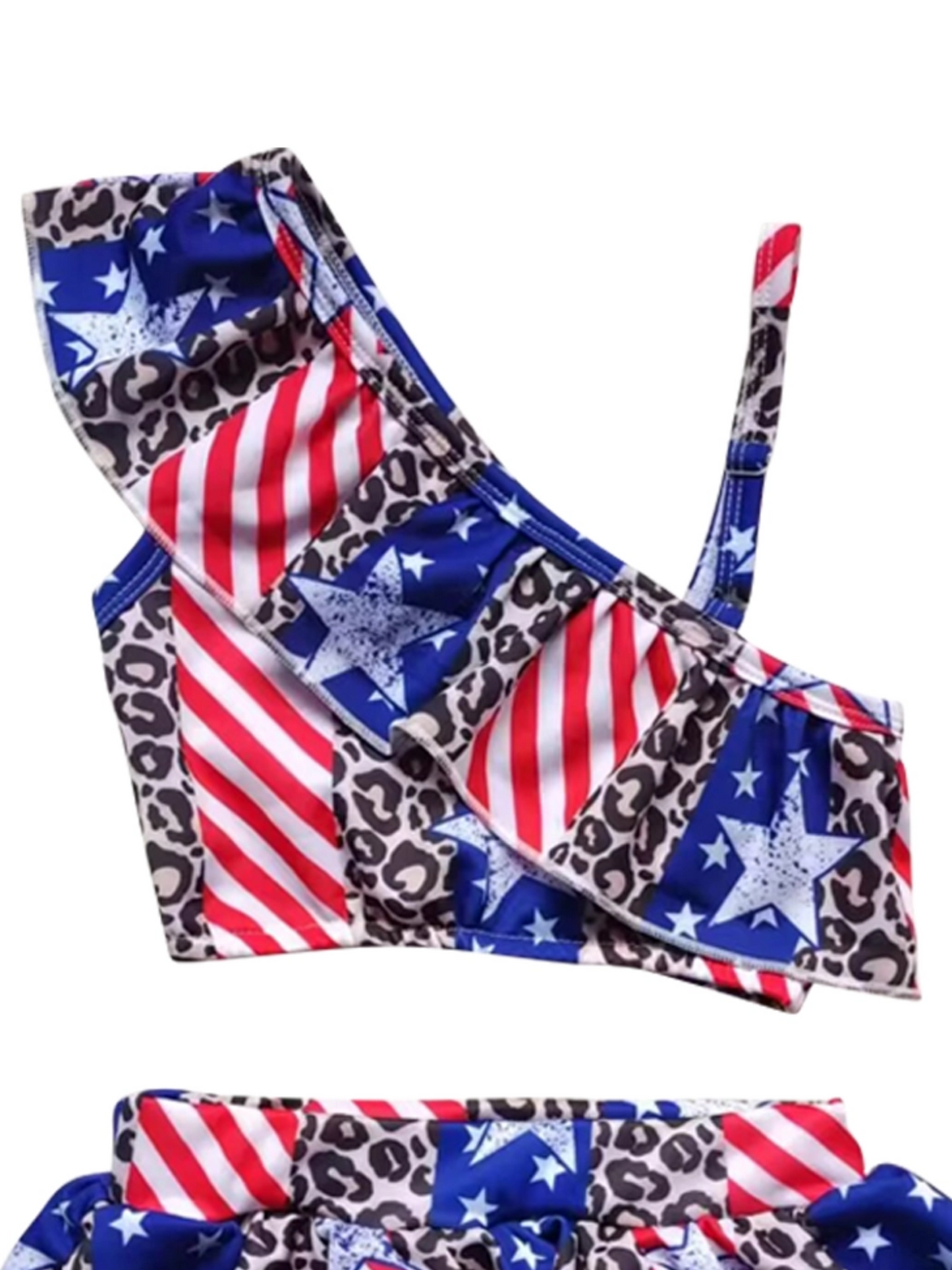 WILD & FREE RUFFLE BATHING SUIT