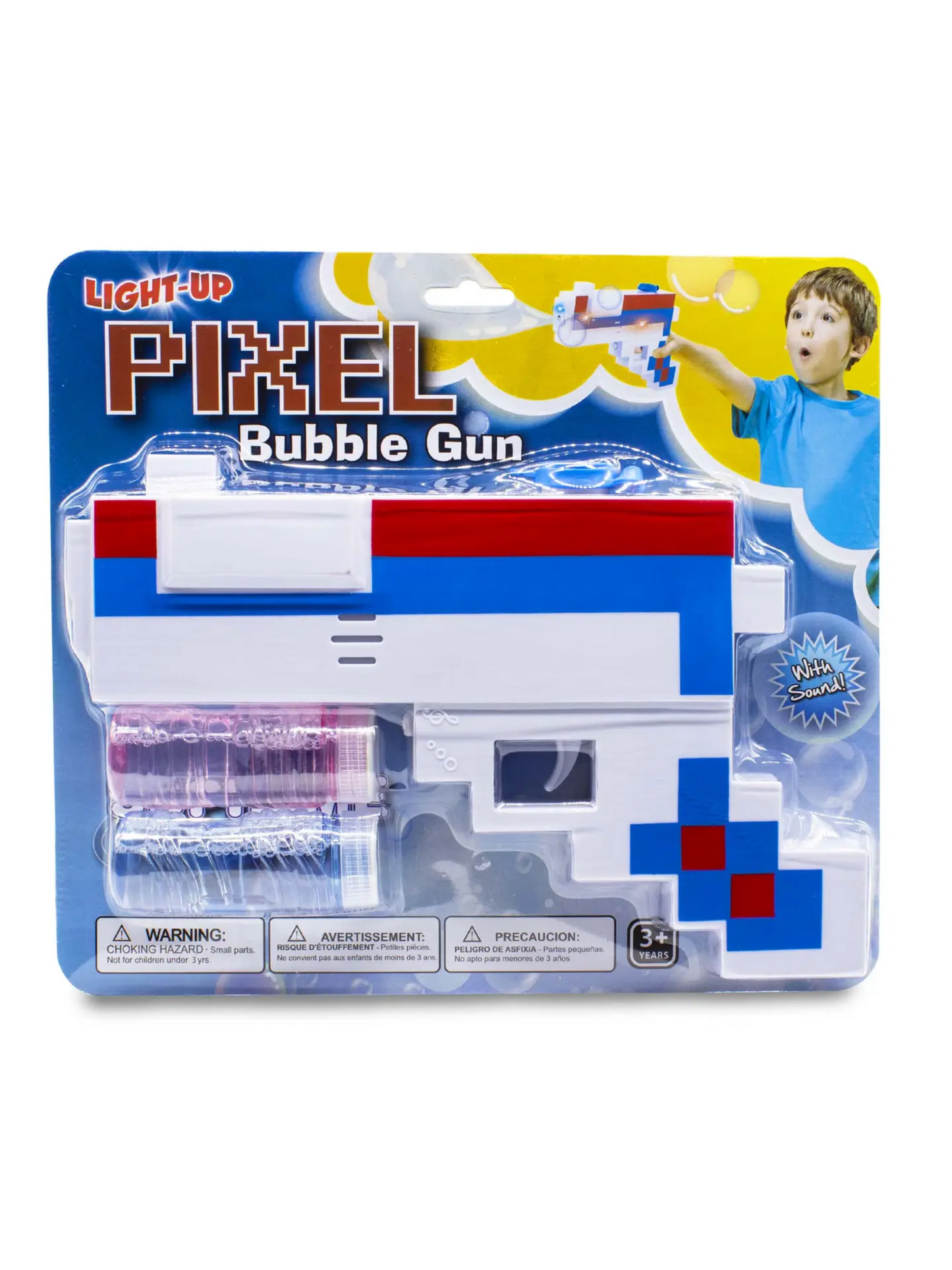 LED PATRIOTIC BUBBLE SHOOTER WITH LIGHTS & SOUNDS