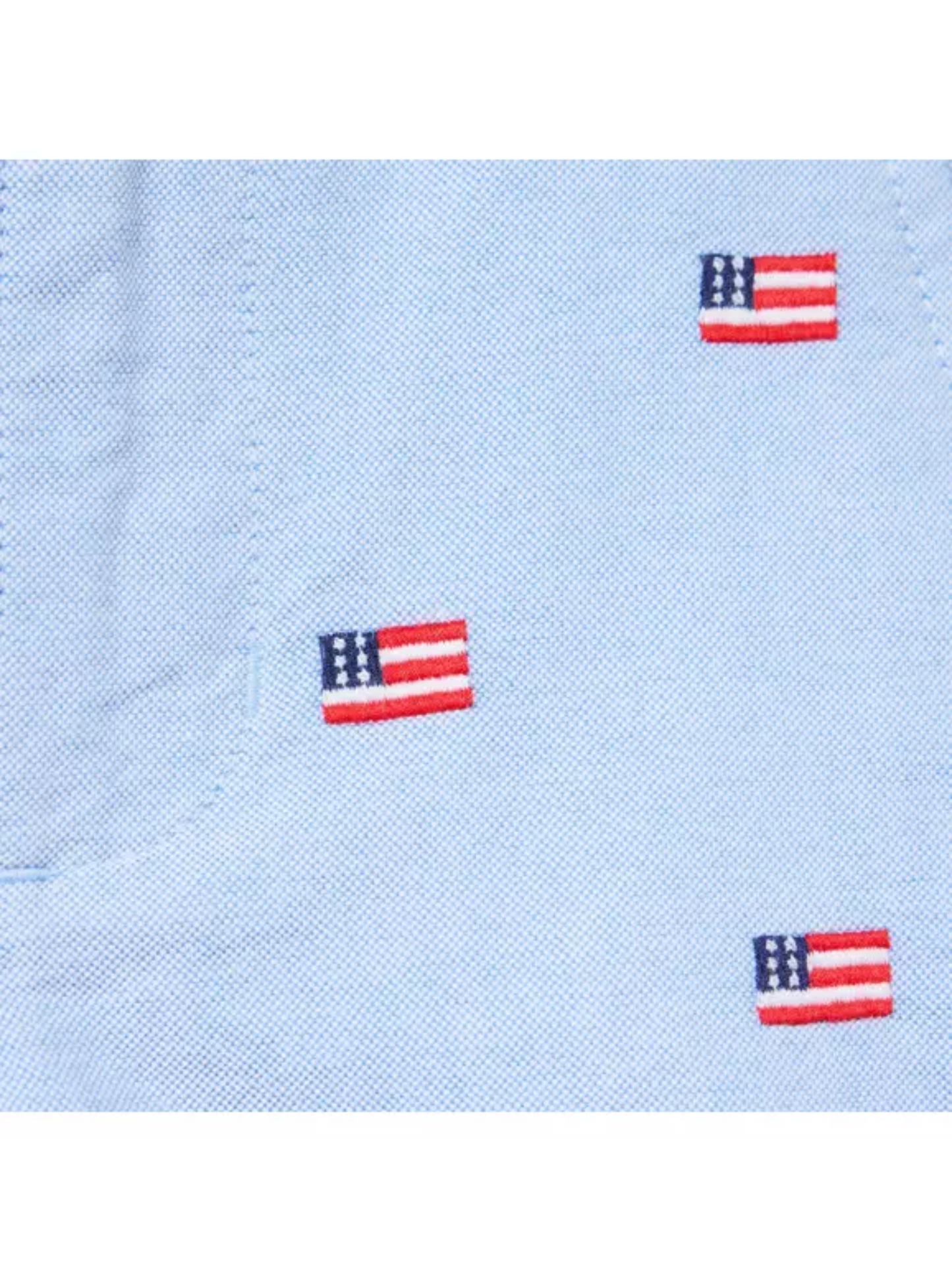 EMBROIDERED FLAG OXFORD SHORT