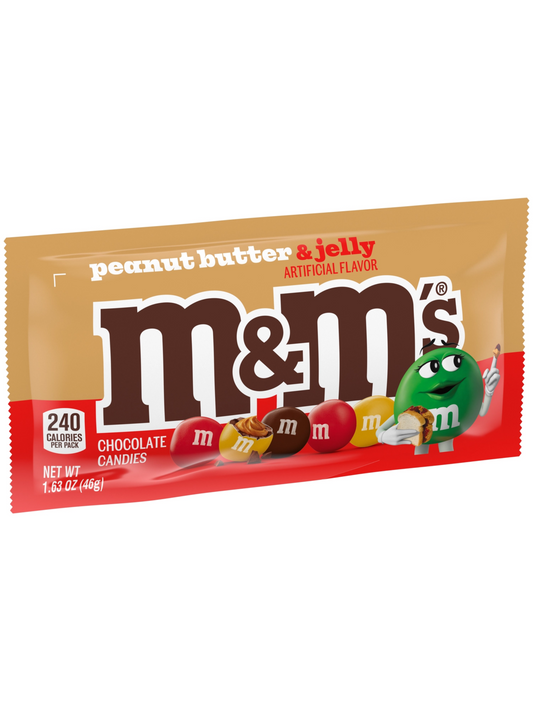 PEANUT BUTTER & JELLY M&M'S