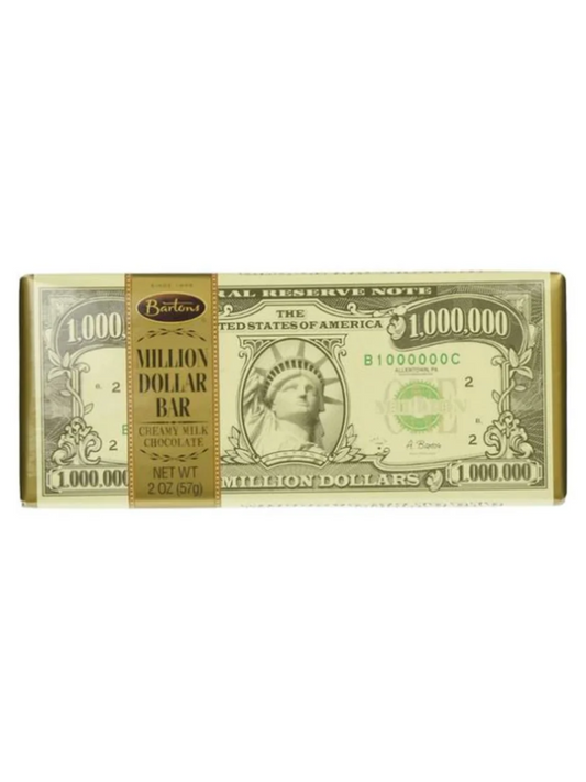 BARTON'S MILLION DOLLAR CREAMY MILK CHOCOLATE BAR