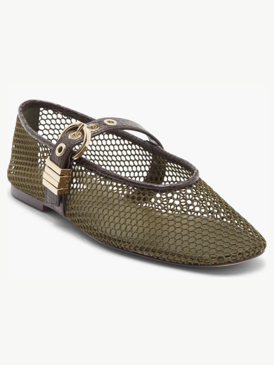 STEVE MADDEN LUCIA BALLET FLAT X OLIVE