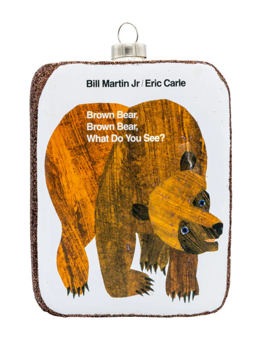 BROWN BEAR BROWN BEAR WHAT DO YOU SEE? BOOK  ORNAMENT
