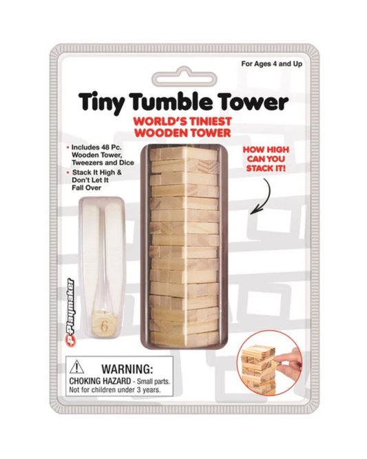 WORLD'S TINIEST WOODEN TUMBLE TOWER