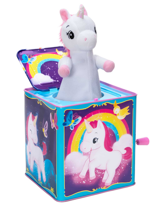 POP & GLOW UNICORN JACK IN THE BOX