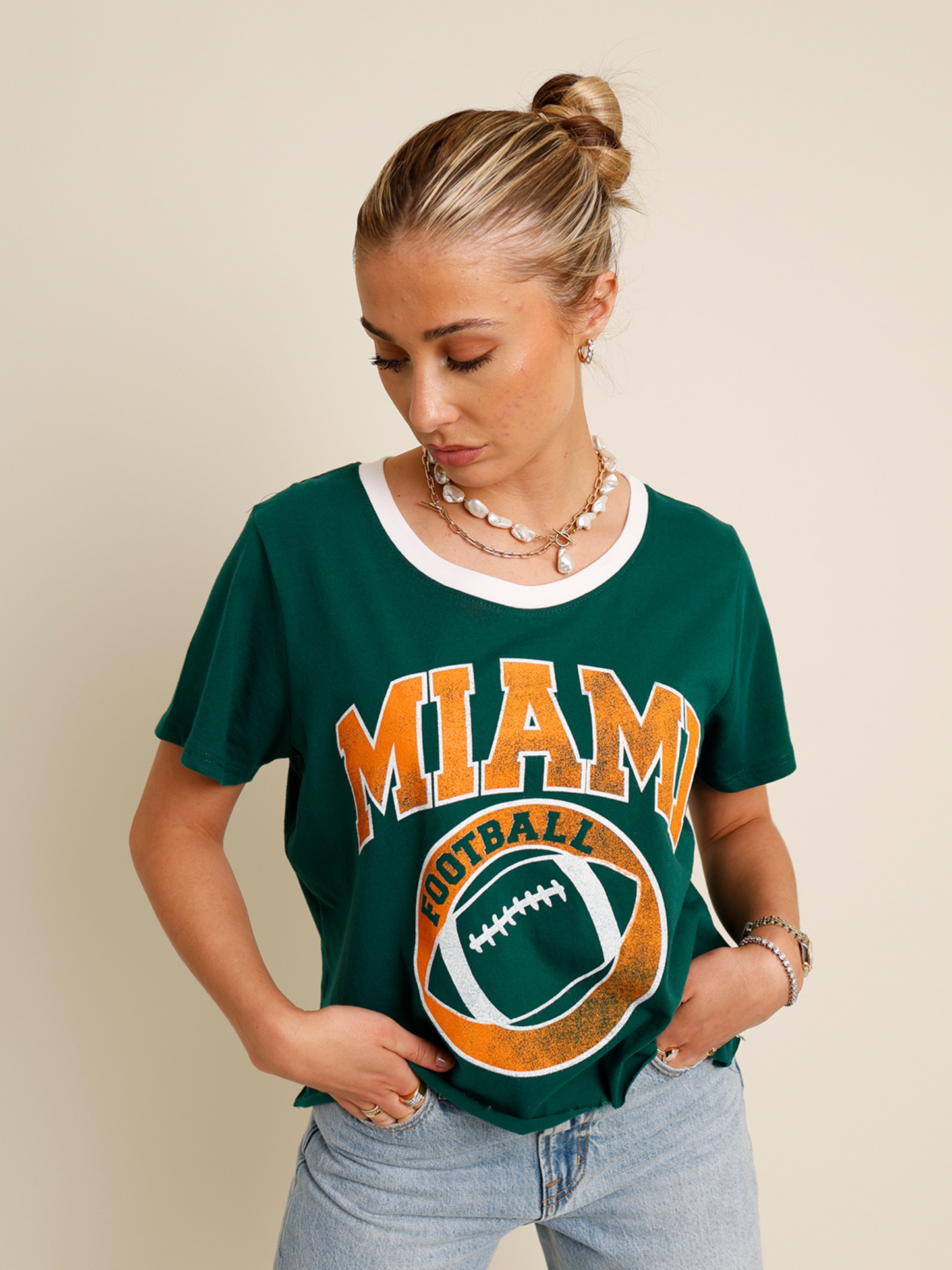 MIAMI DISTRESSED TEE