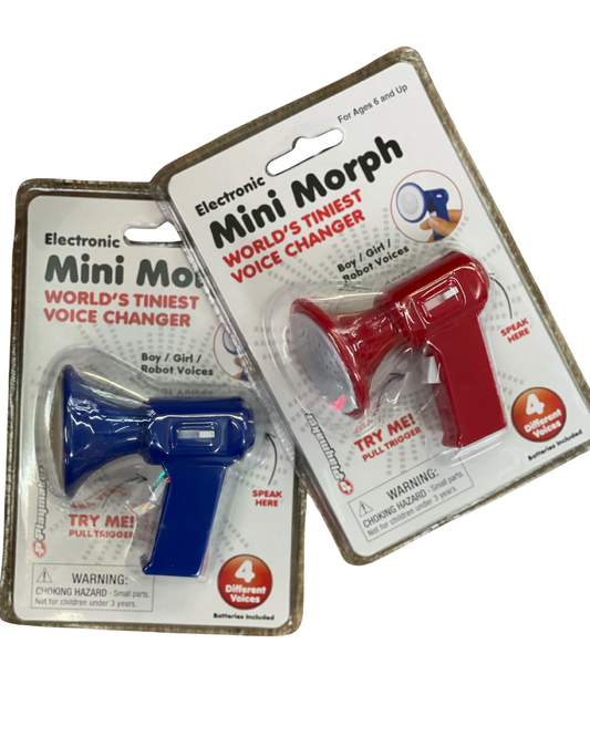 WORLD'S TINIEST MINI MORPH VOICE CHANGER