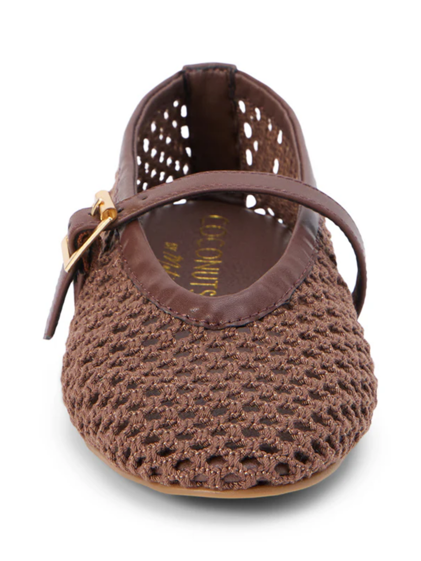 IT GIRL MESH BALLET FLAT X CHOCOLATE