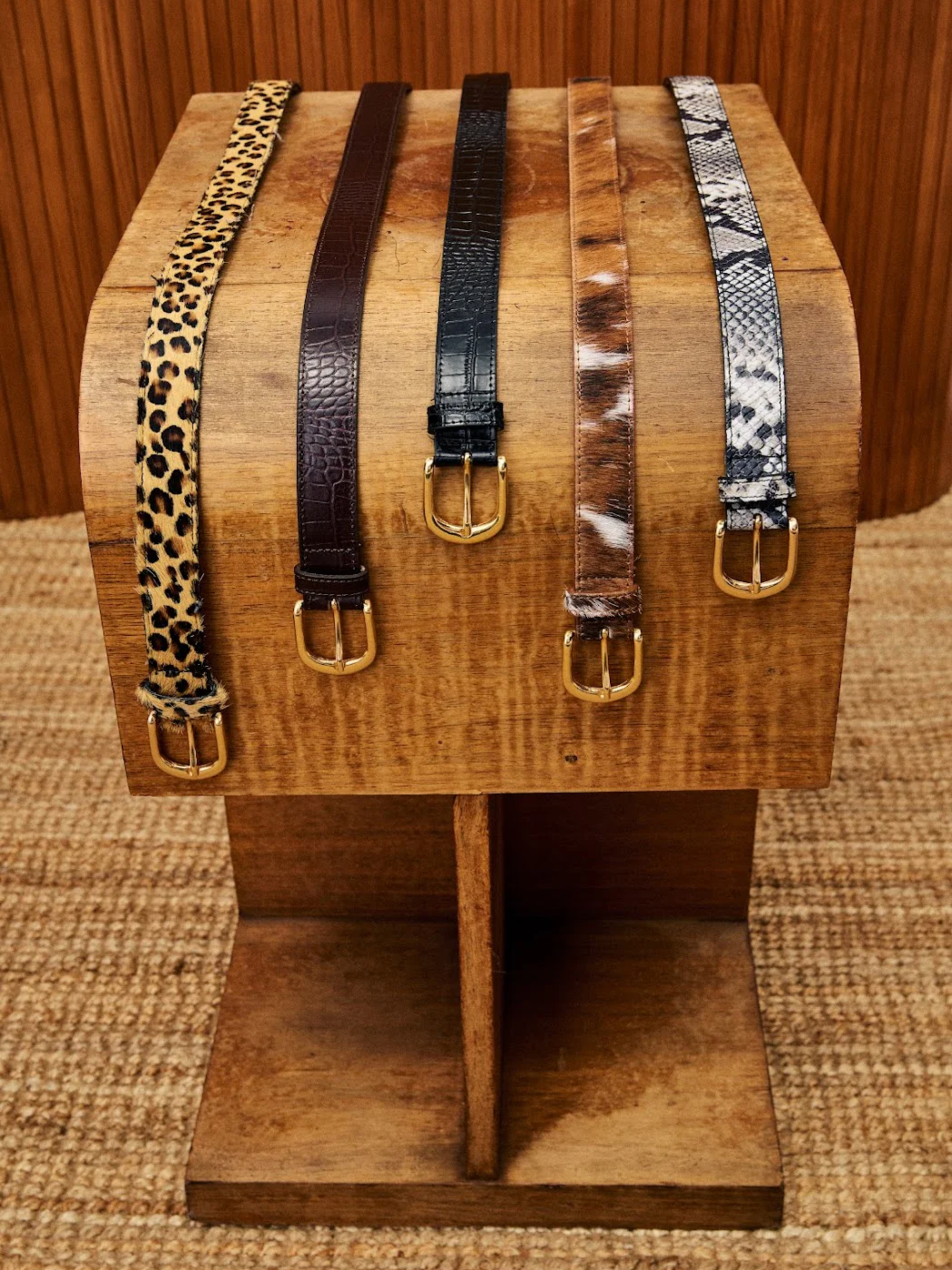 FRNCH MAUROIS BELT X ICE BROWN