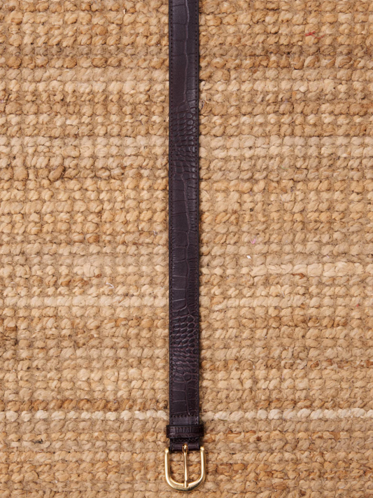 FRNCH MAUROIS BELT X ICE BROWN
