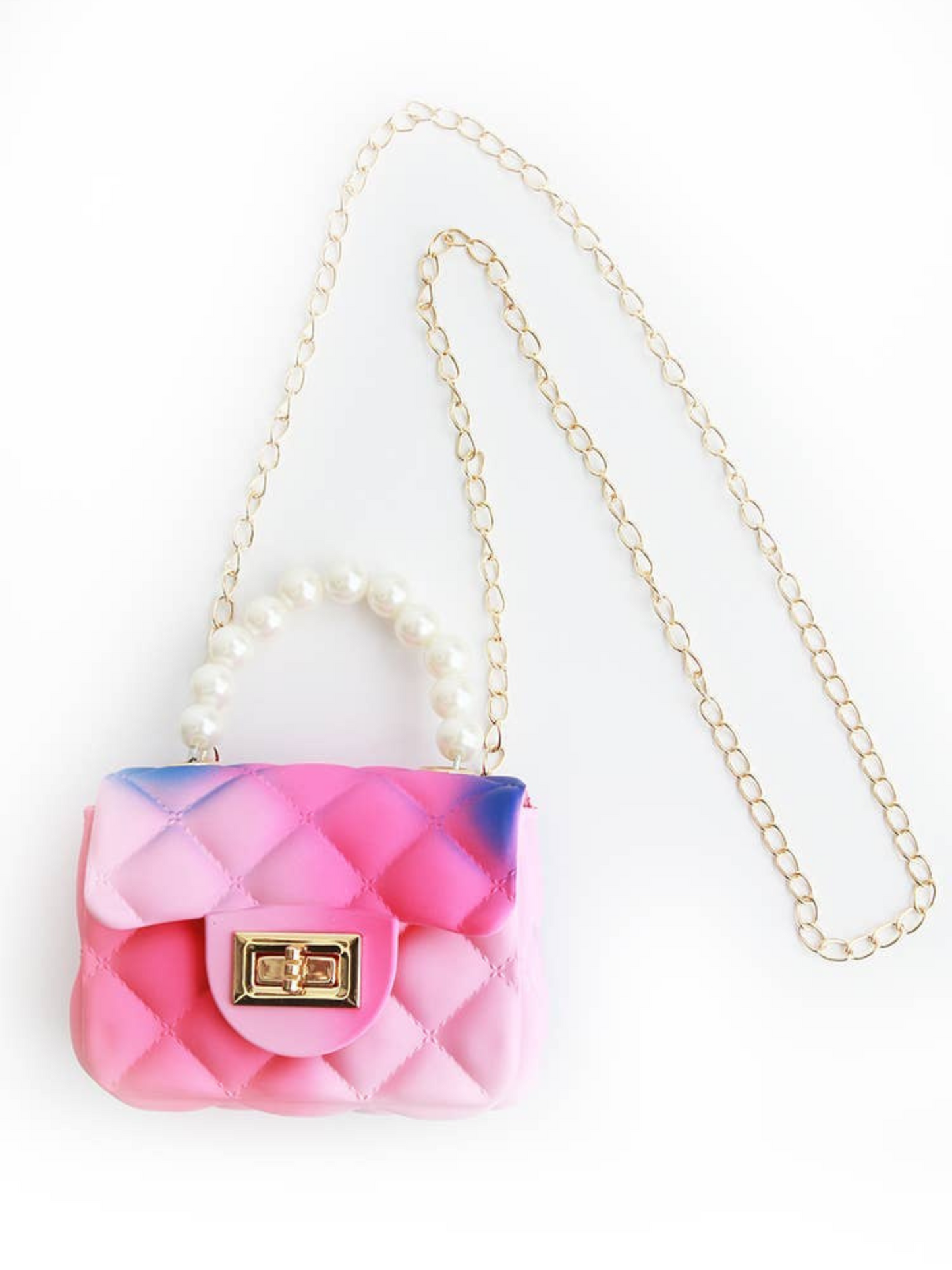 HOT PINK JELLY PURSE