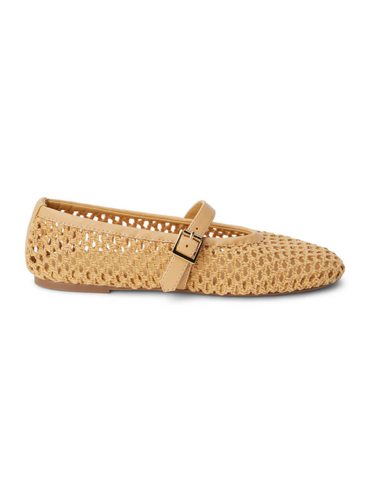 IT GIRL MESH BALLET FLAT X NATURAL