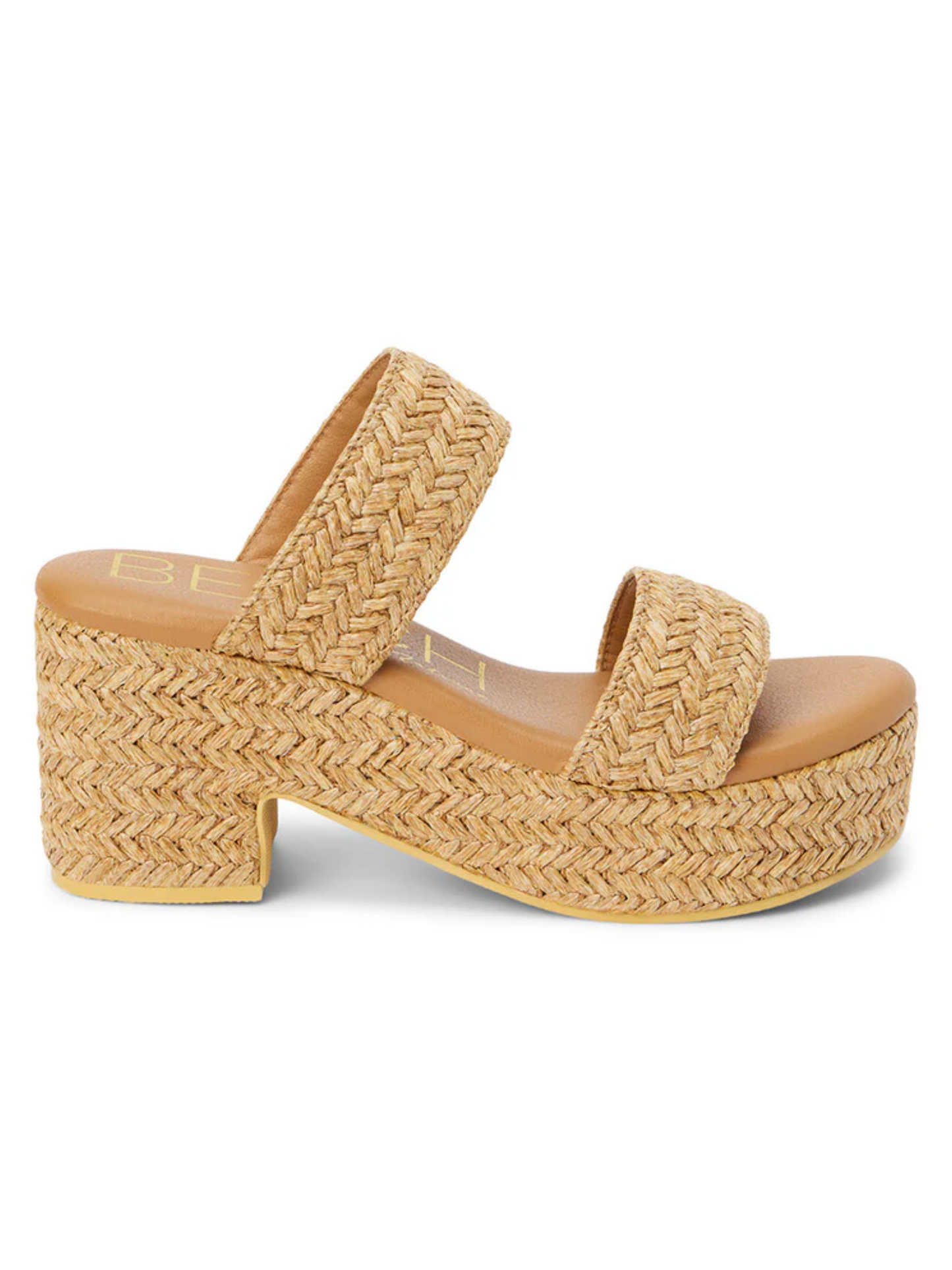 OCEAN AVE PLATFORM SANDAL X CAMEL