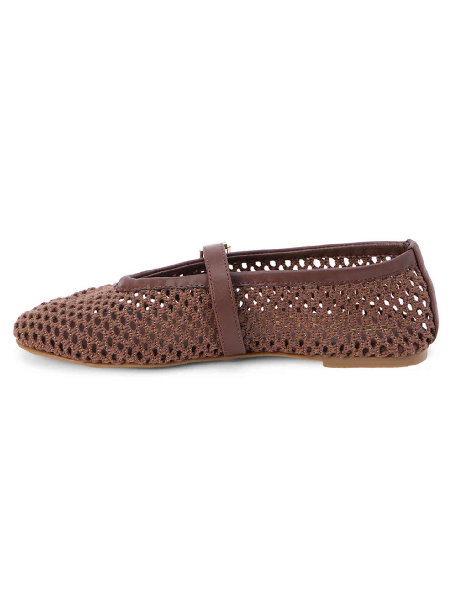IT GIRL MESH BALLET FLAT X CHOCOLATE