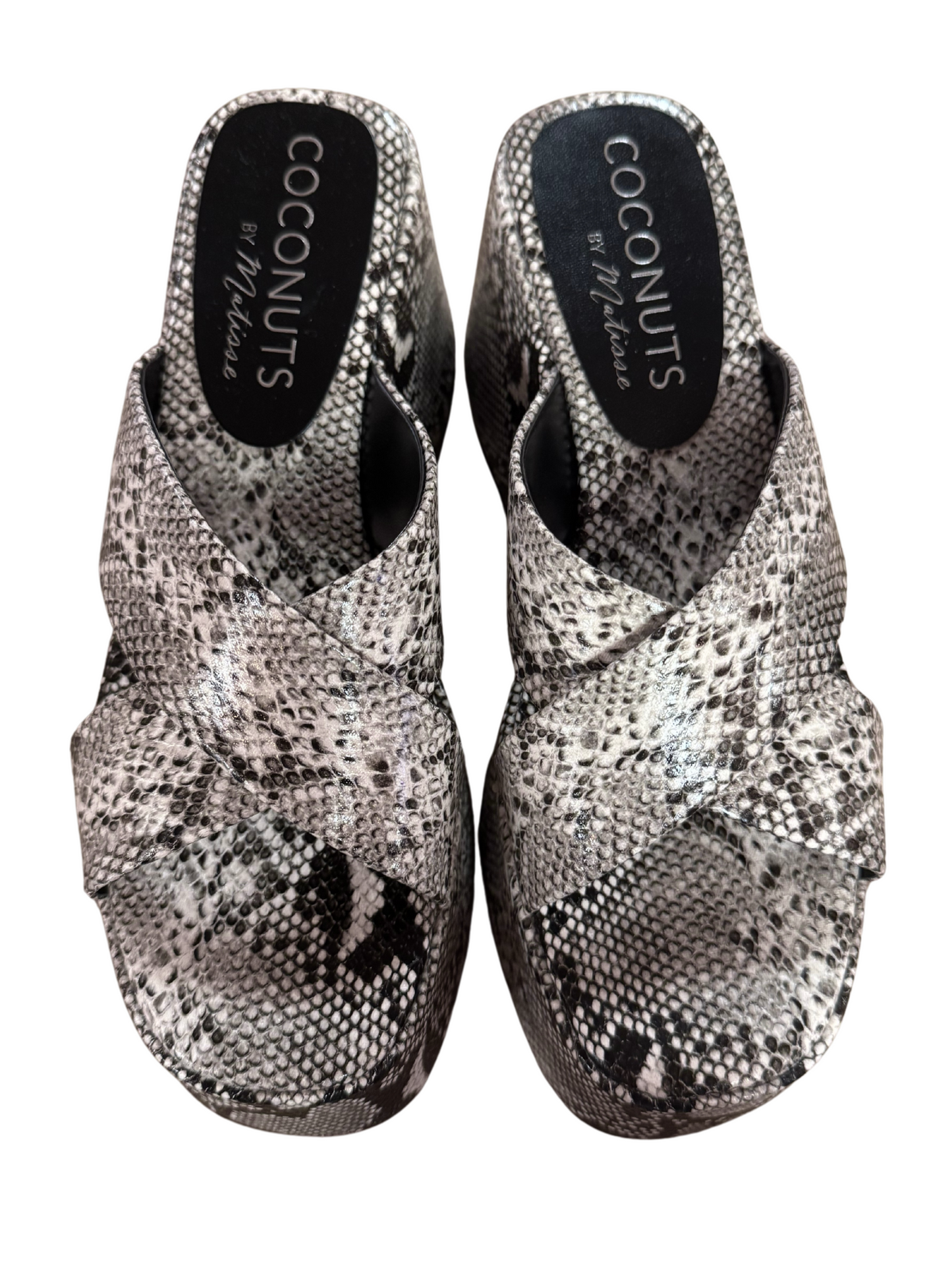 matisse platform snakeskin sandal