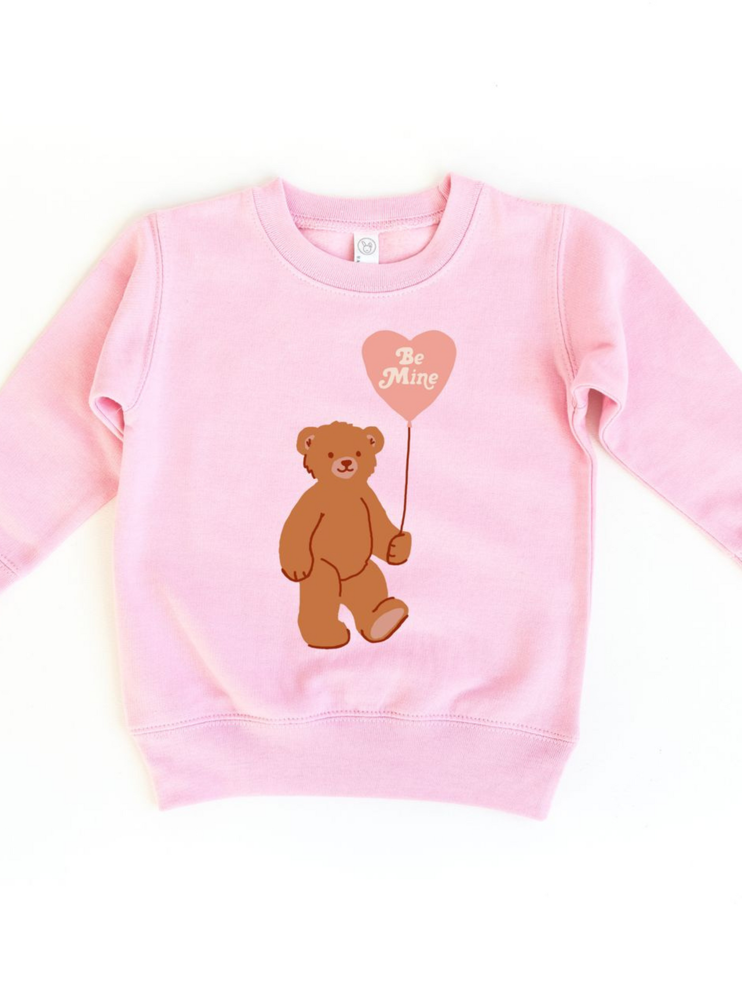 BE MINE BEAR BALLOON CREWNECK