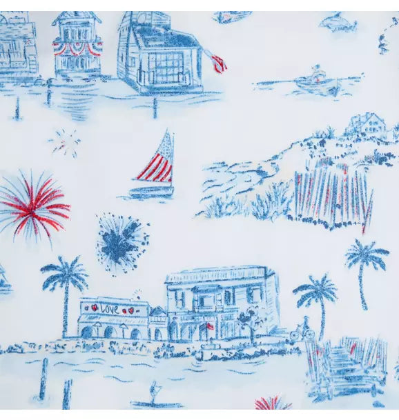 AMERICANA TOILE ROMPER