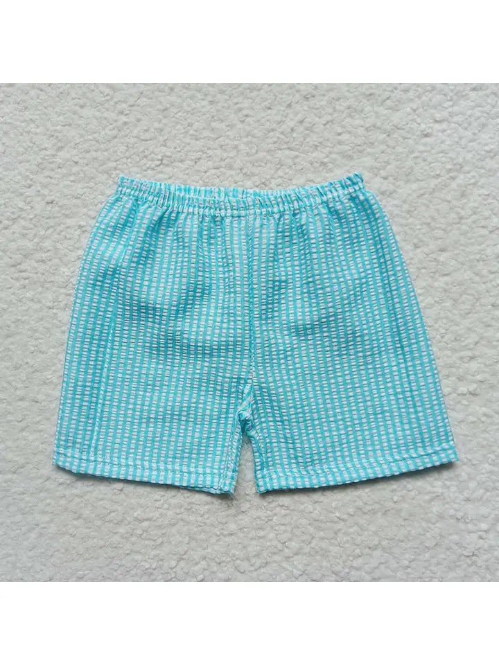 SEERSUCKER PLAID SHORTS