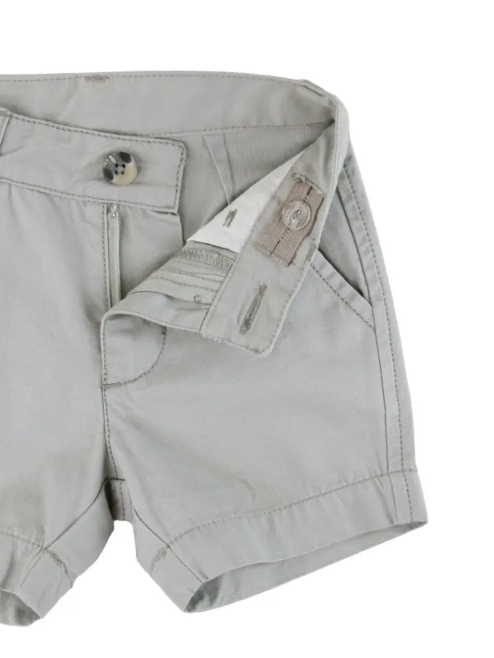 boys gray chino shorts