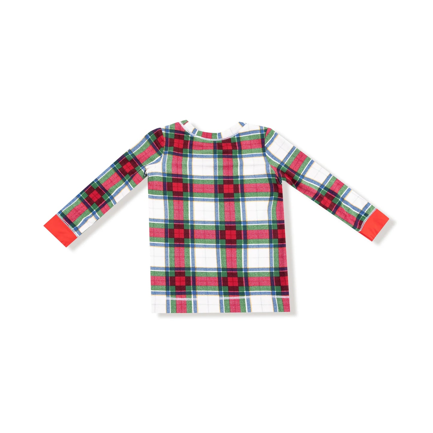 LONG SLEEVE LOUNGEWEAR SET X HOLIDAY PLAID