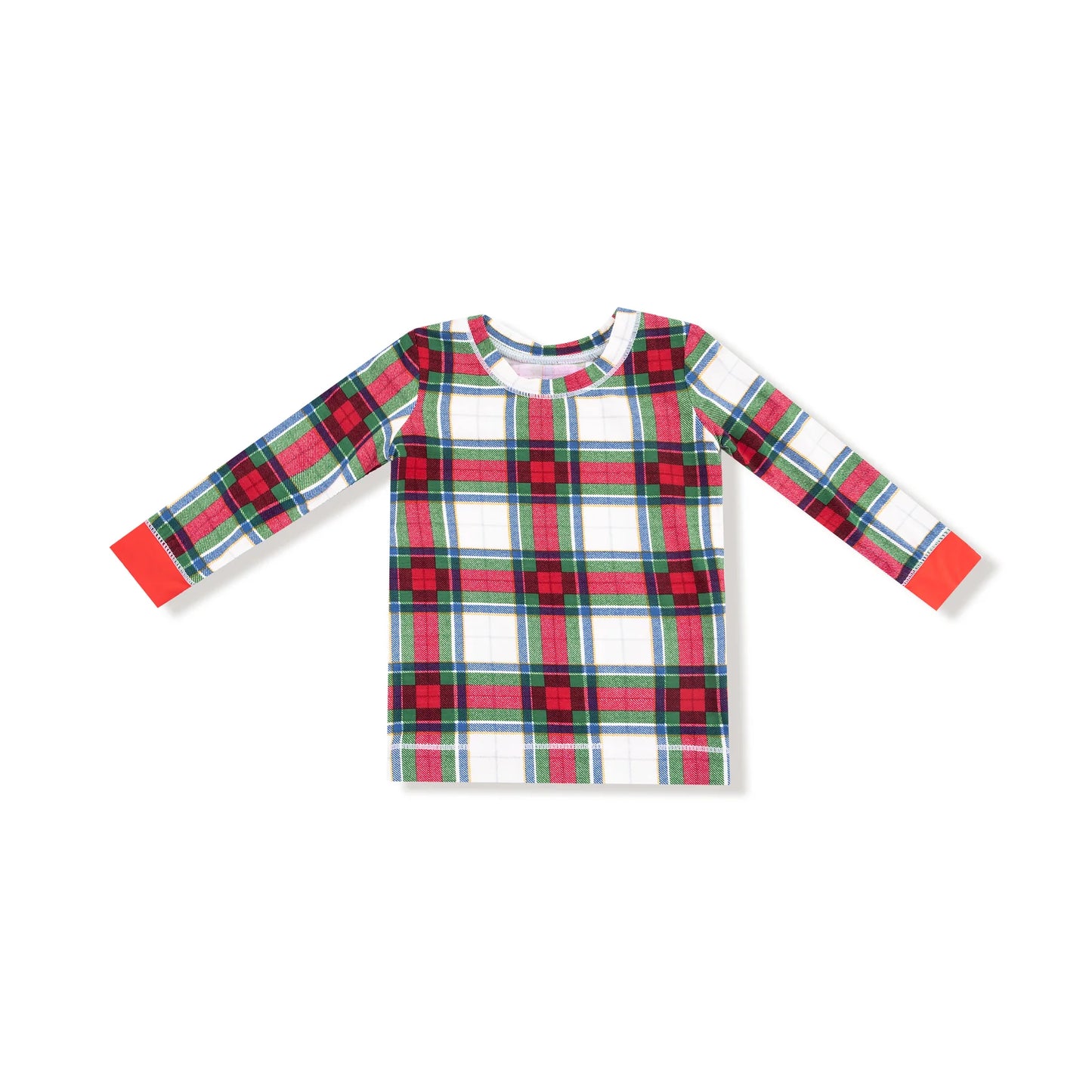 LONG SLEEVE LOUNGEWEAR SET X HOLIDAY PLAID