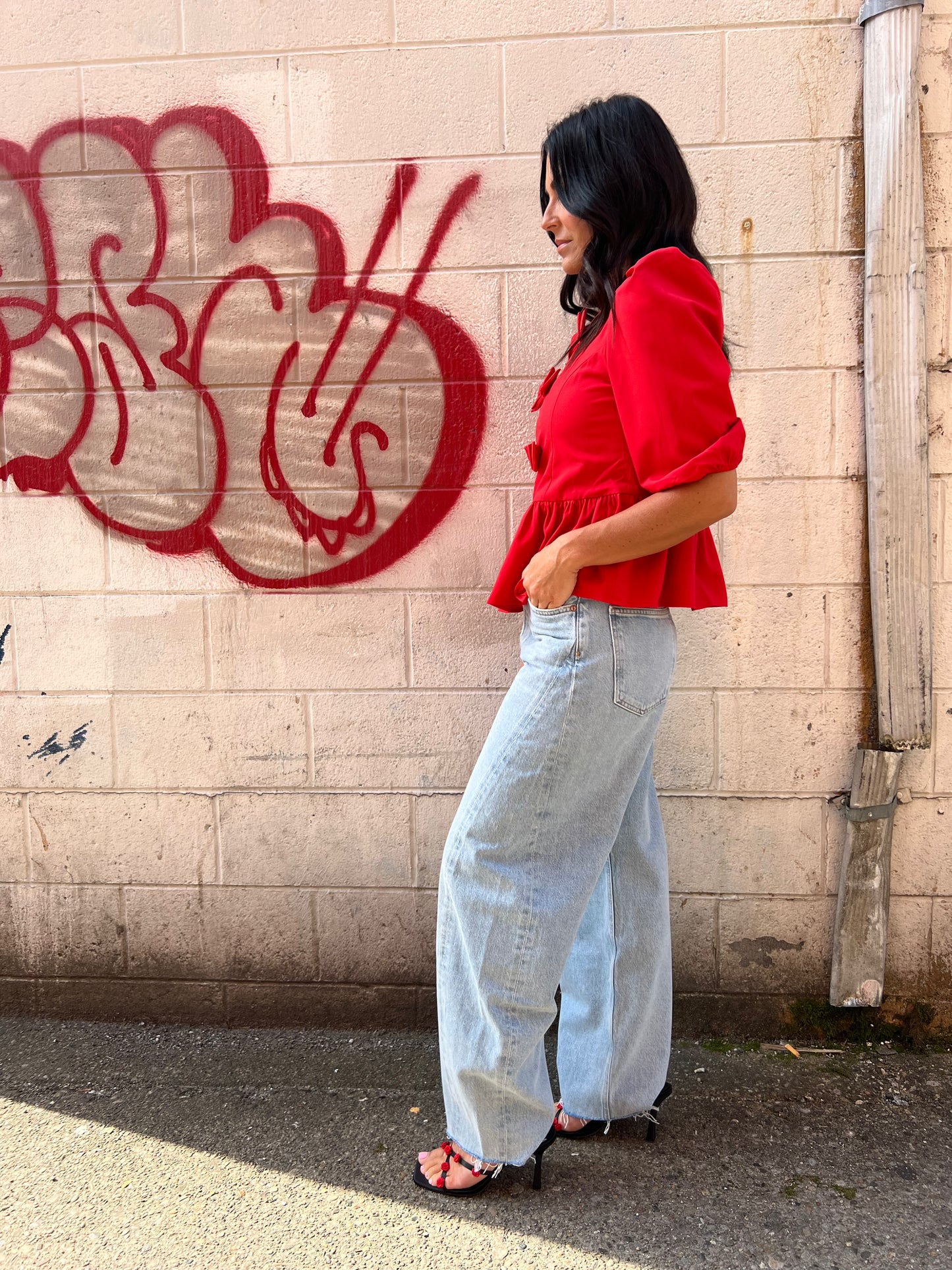 KNOX BARREL JEANS