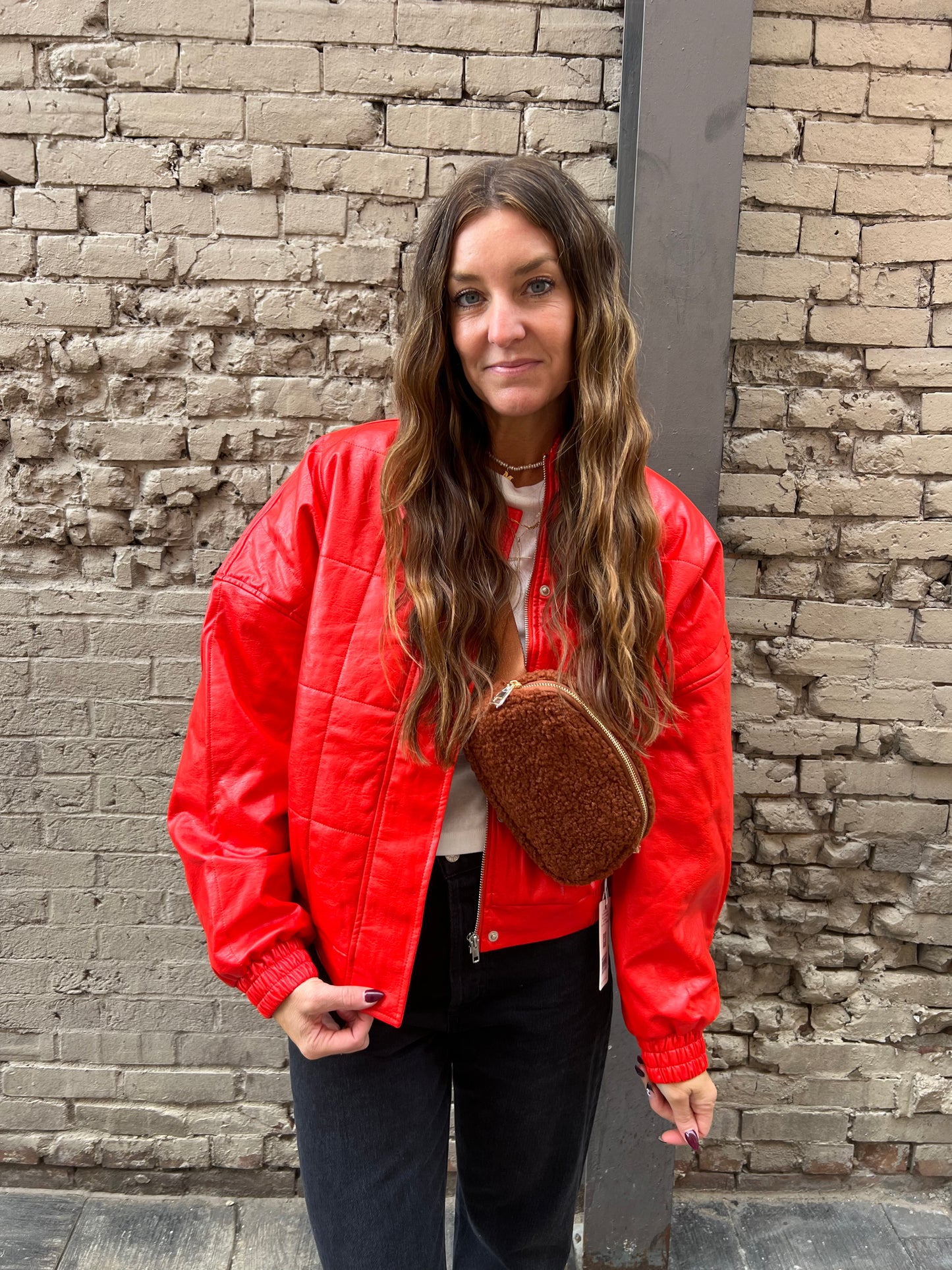 FRNCH RITA JACKET IN ROGUE RED - THE HIP EAGLE BOUTIQUE