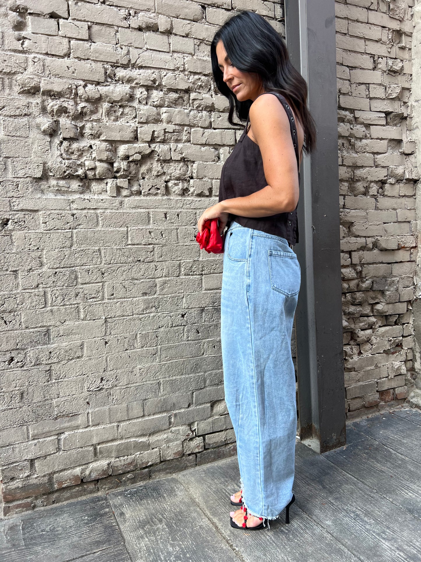 KNOX BARREL JEANS